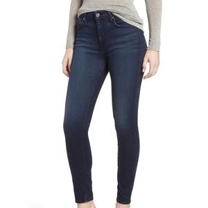 7FAM B(air) High Waisted Skinny Dark Blue Jeans